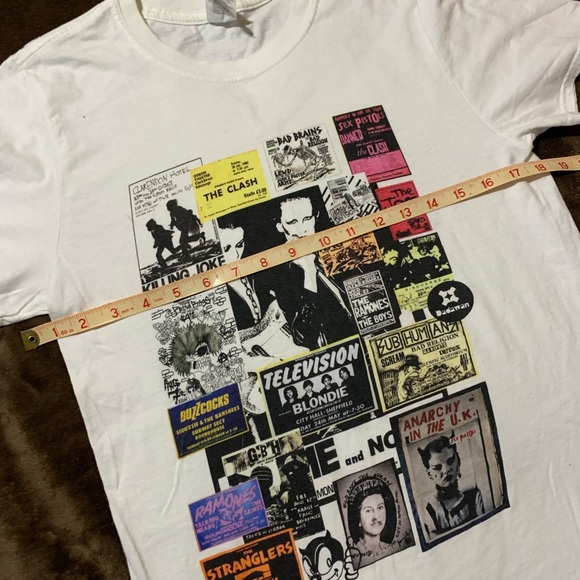 Grunge/punk rock collage graphic shirt - Picture 4 of 11
